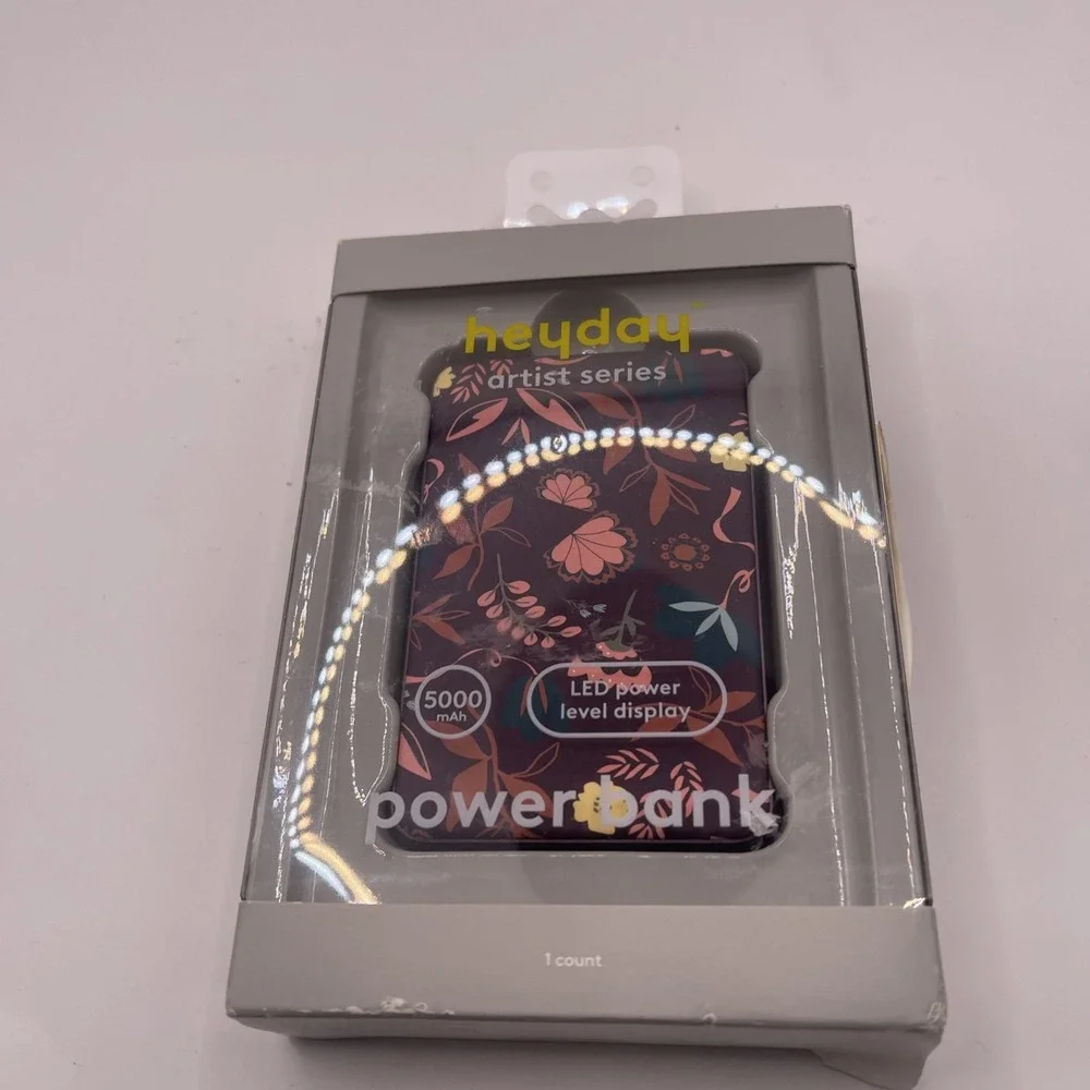 Heyday Artist Series Power Bank 5000mAh 5000 mAh Floral Design LPJM359633